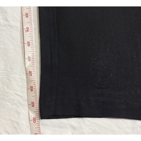 Black Satin Sleeveless Jumpsuit Vintage Formal Event Whimsigoth Women's Size 9 - Picture 12 of 12